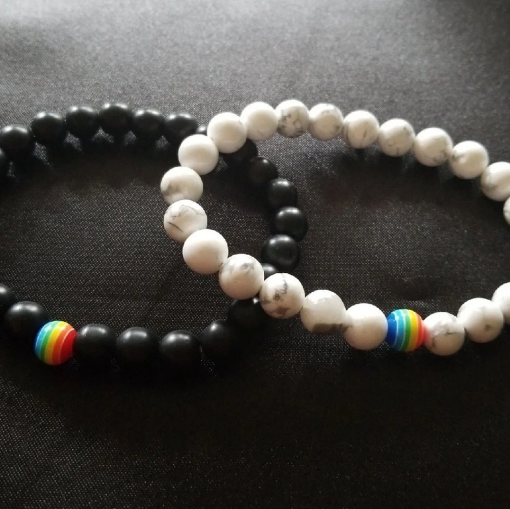 2 Pride bracelets